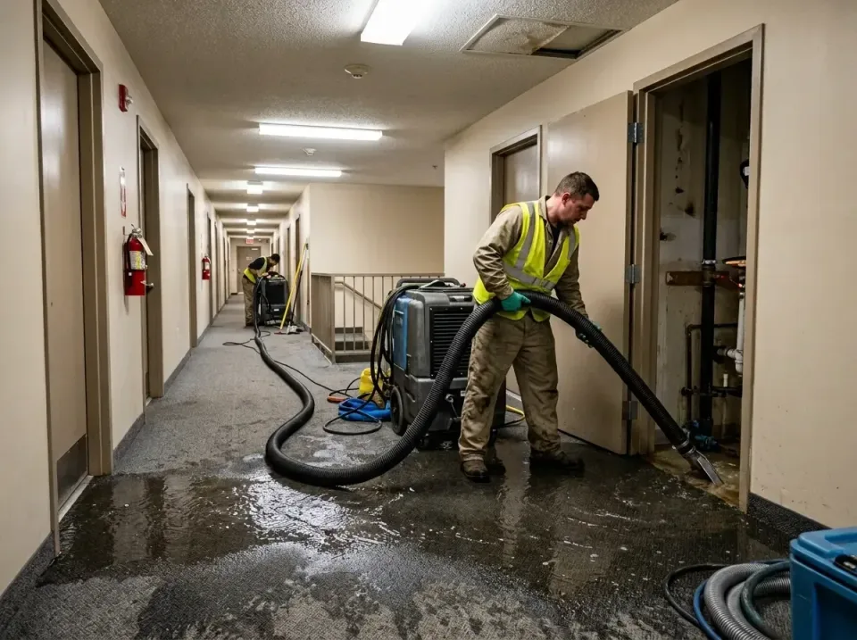 multi-unit-apartment-hallway-f-005 — frequently asked questions, Emergency Burst Pipe Water Extraction & Removal in Ely, MN